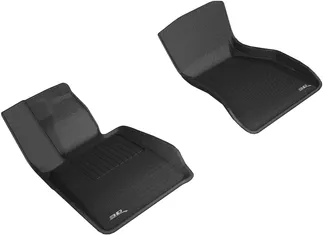 3D MAXpider Kagu 1st Row Floormat For 17-20 BMW 5 Series G30 / G31 - Black